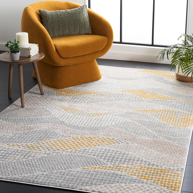 Safavieh Skyler Sky514F Grey Beige/Gold Rug.