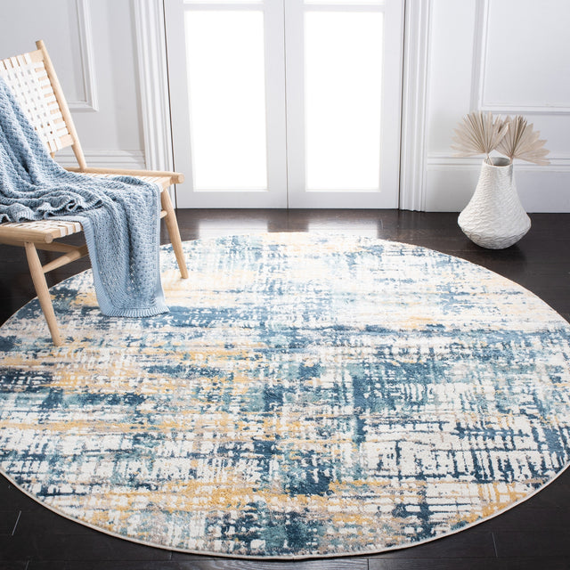 Safavieh Skyler Sky540M Navy/Gold Area Rug