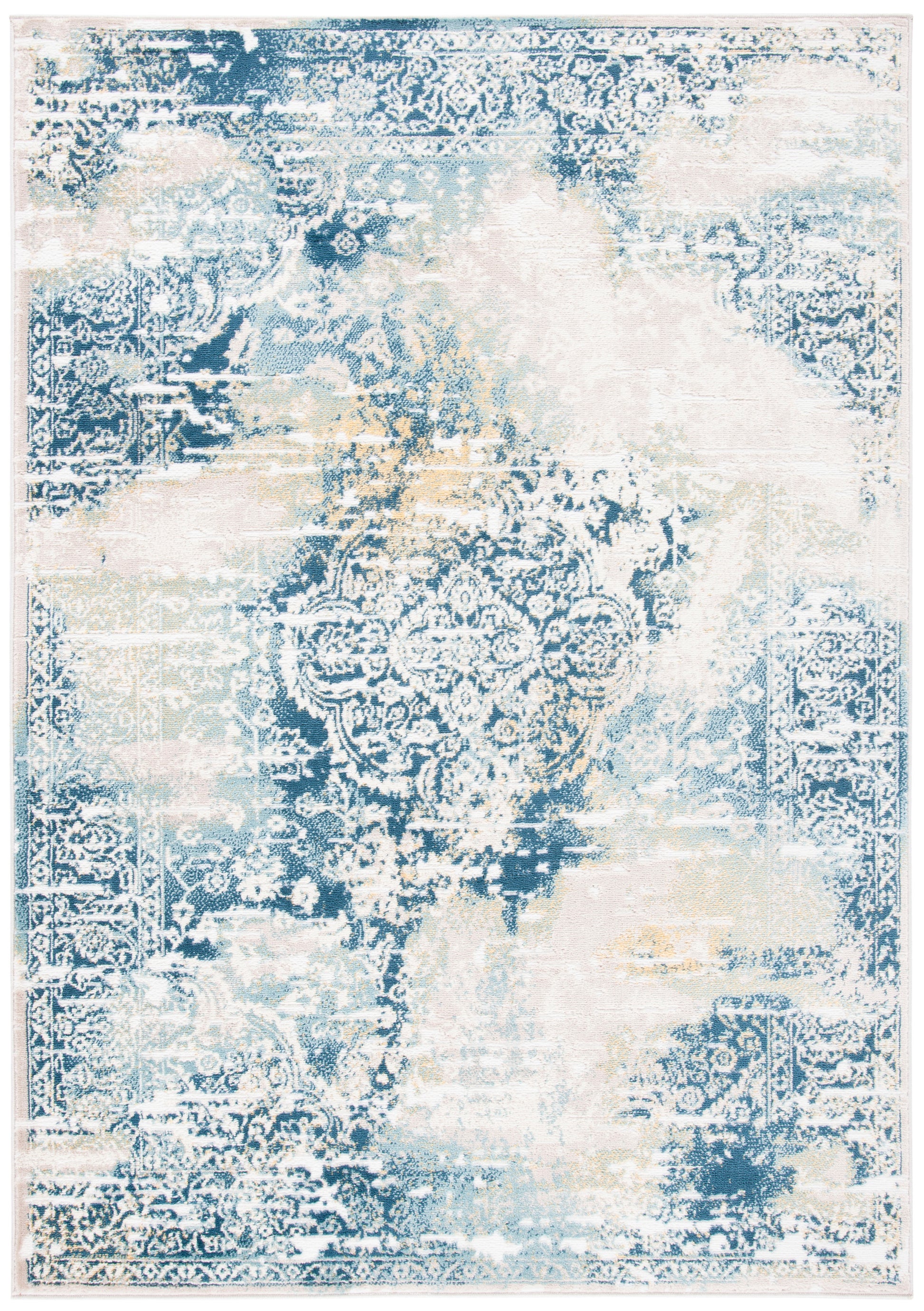 Safavieh Skyler Sky543M Navy/Gold Area Rug