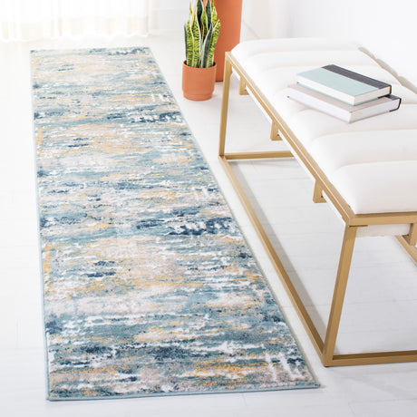 Safavieh Skyler Sky548J Teal/Gold Area Rug