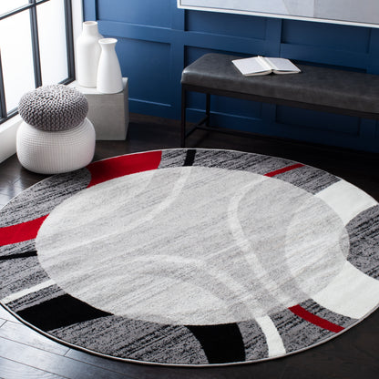 Safavieh Skyler Sky761F Grey/Red Area Rug