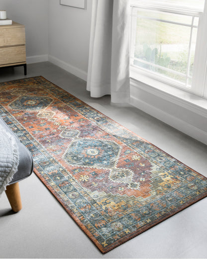 Loloi Skye Sky-11 Rust/Blue Area Rug