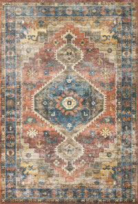 Loloi Skye Sky-11 Rust/Blue Area Rug