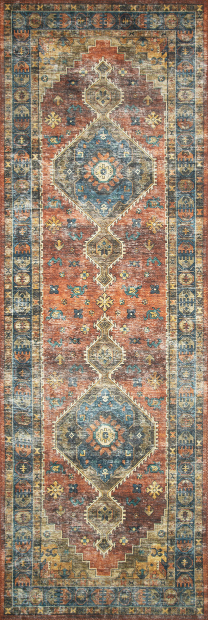 Loloi Skye Sky-11 Rust/Blue Area Rug