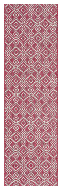 Kaleen Soleri Slr01-92 Pink, White Area Rug