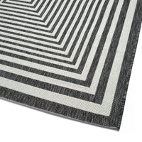 Kaleen Soleri Slr02-38 Charcoal, White Area Rug