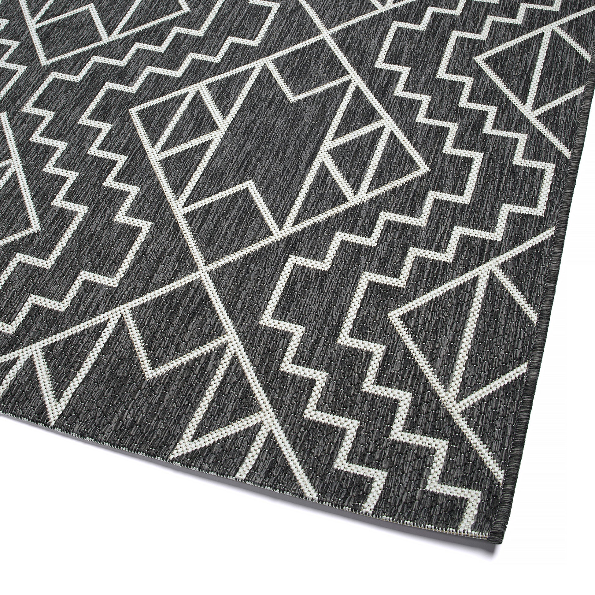 Kaleen Soleri Slr03-38 Charcoal, White Area Rug