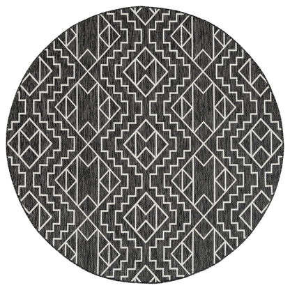 Kaleen Soleri Slr03-38 Charcoal, White Area Rug