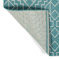 Kaleen Soleri Slr03-78 Turquoise, White Area Rug