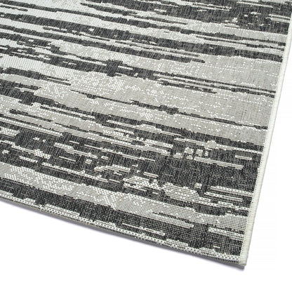 Kaleen Soleri Slr05-38 Charcoal, White Area Rug