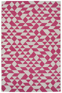 Kaleen Soleri Slr06-92 Pink, White Area Rug