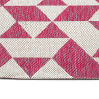 Kaleen Soleri Slr06-92 Pink, White Area Rug