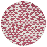 Kaleen Soleri Slr06-92 Pink, White Area Rug