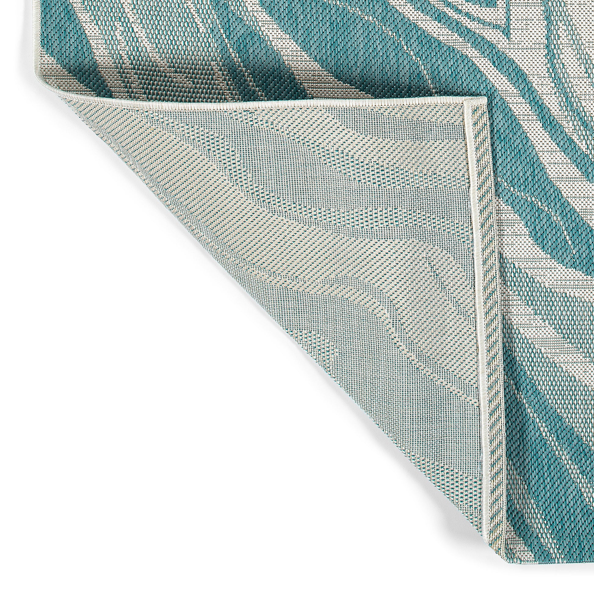 Kaleen Soleri Slr07-91 Teal, White Area Rug