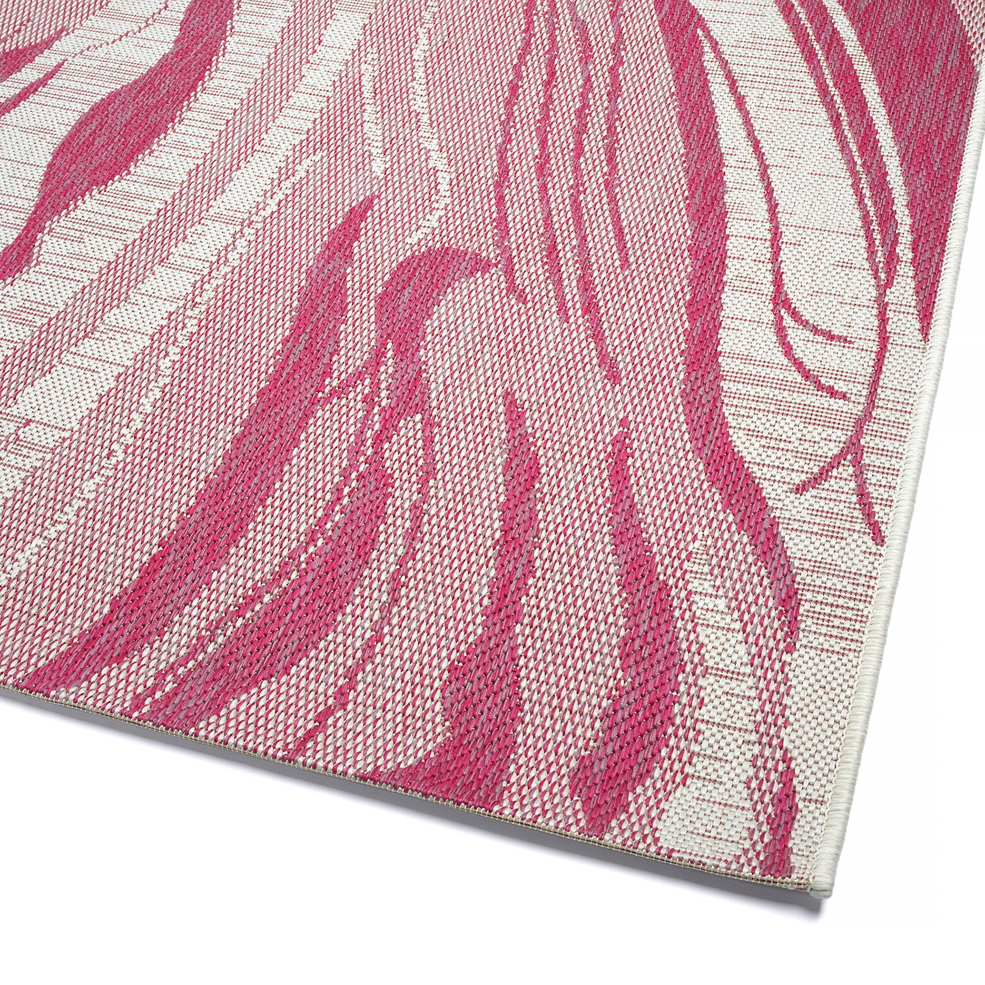 Kaleen Soleri Slr07-92 Pink, White Area Rug