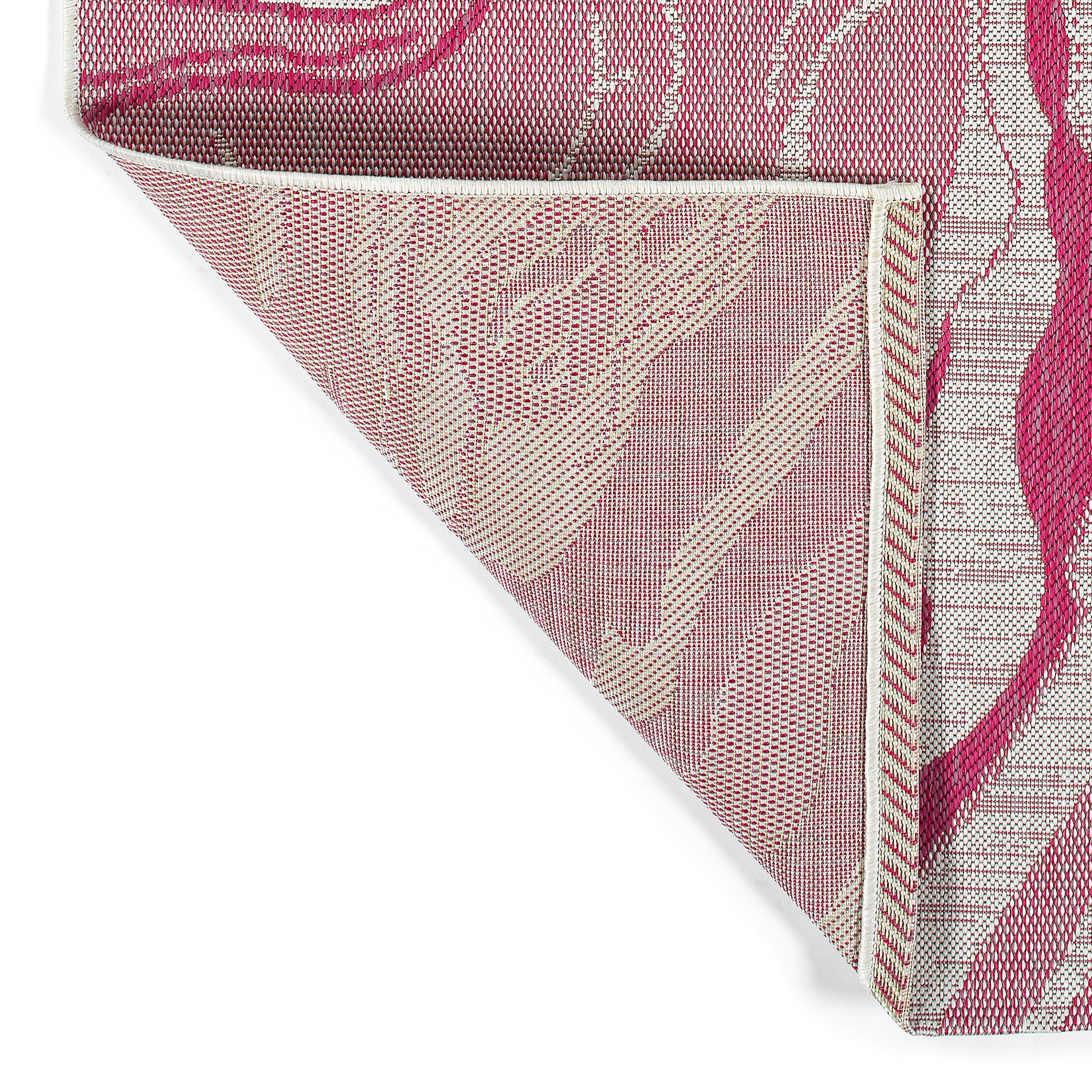 Kaleen Soleri Slr07-92 Pink, White Area Rug