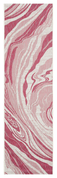 Kaleen Soleri Slr07-92 Pink, White Area Rug