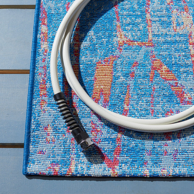 Safavieh Summer Smr408M Blue/Red Rugs.