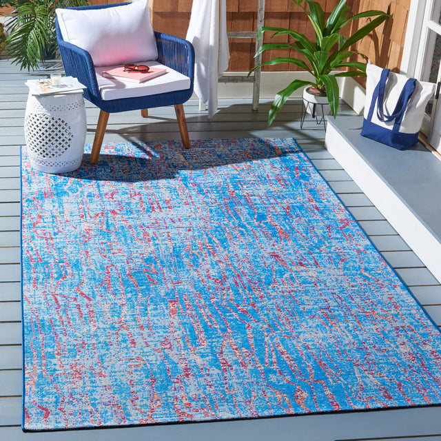 Safavieh Summer Smr408M Blue/Red Rugs.