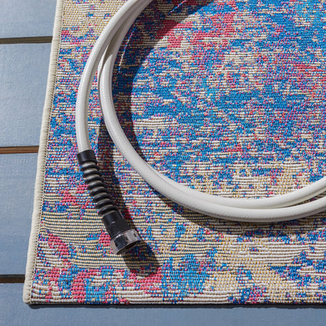 Safavieh Summer Smr409M Blue/Red Rugs.