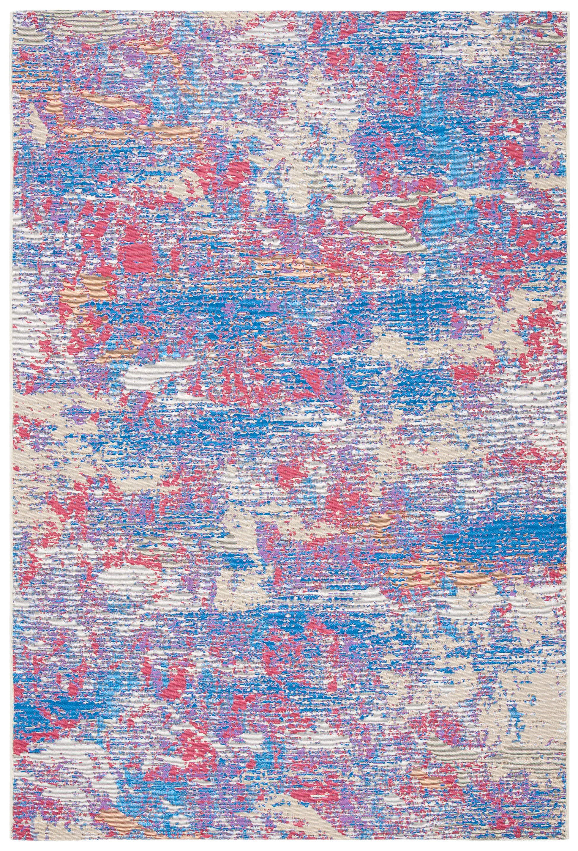 Safavieh Summer Smr409M Blue/Red Area Rug