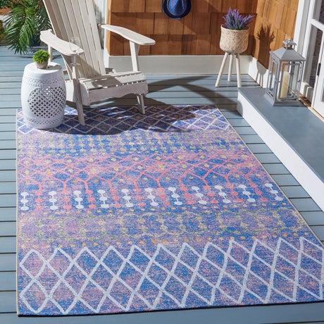 Safavieh Summer Smr452M Blue/Light Blue Rugs.