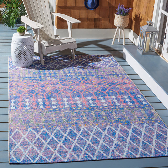 Safavieh Summer Smr452M Blue/Light Blue Rugs.