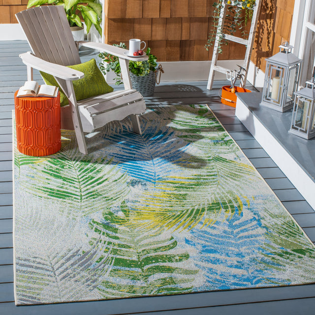 Safavieh Summer Smr485Y Green/Grey Rugs.