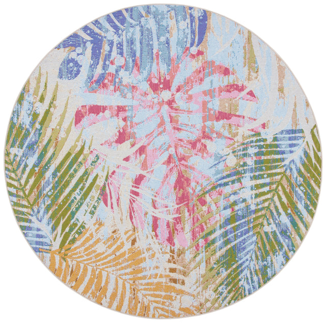 Safavieh Summer Smr487M Blue/Beige Rugs.