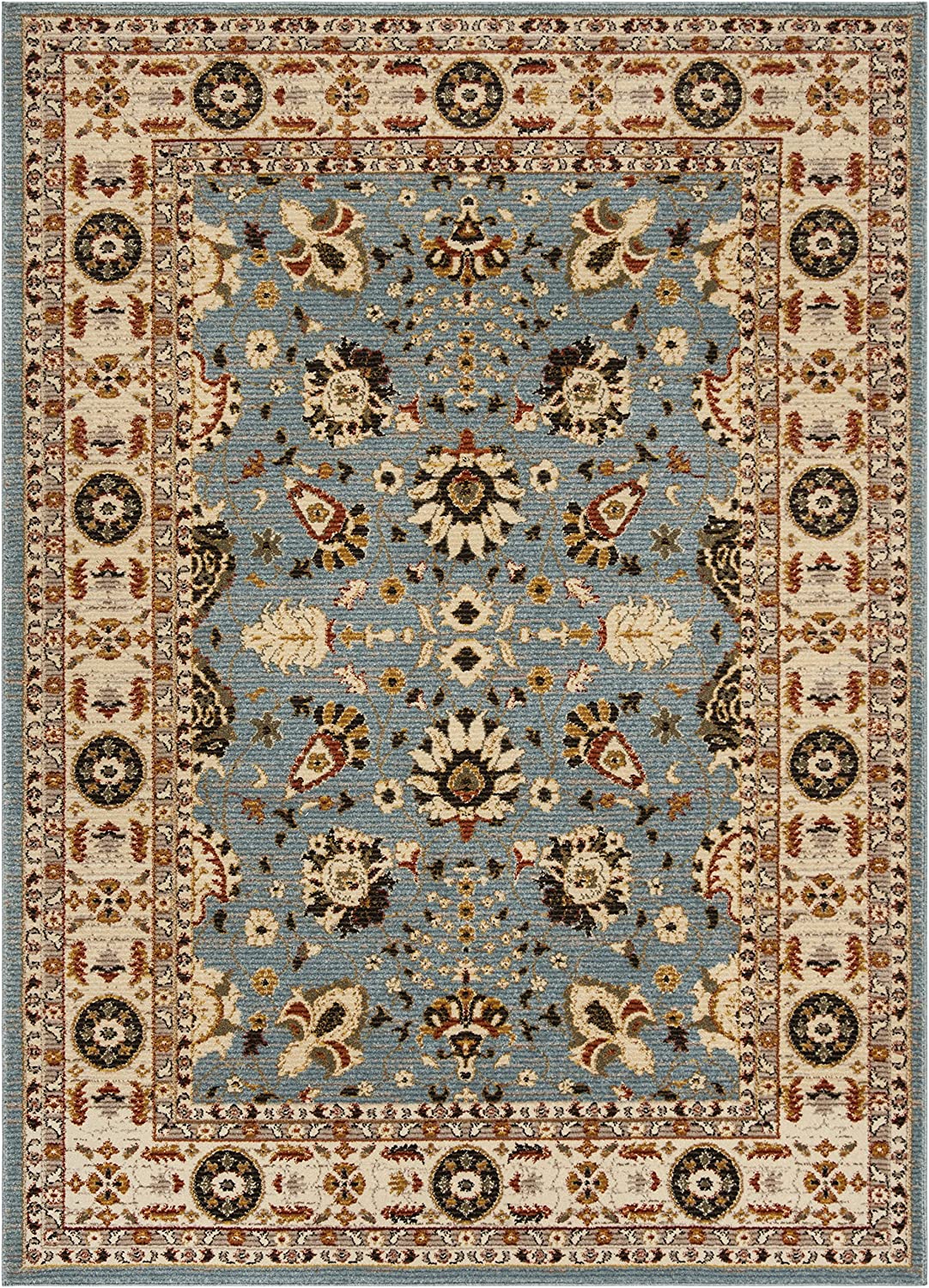 Safavieh Summit Smt418M Blue/Creme Rug.
