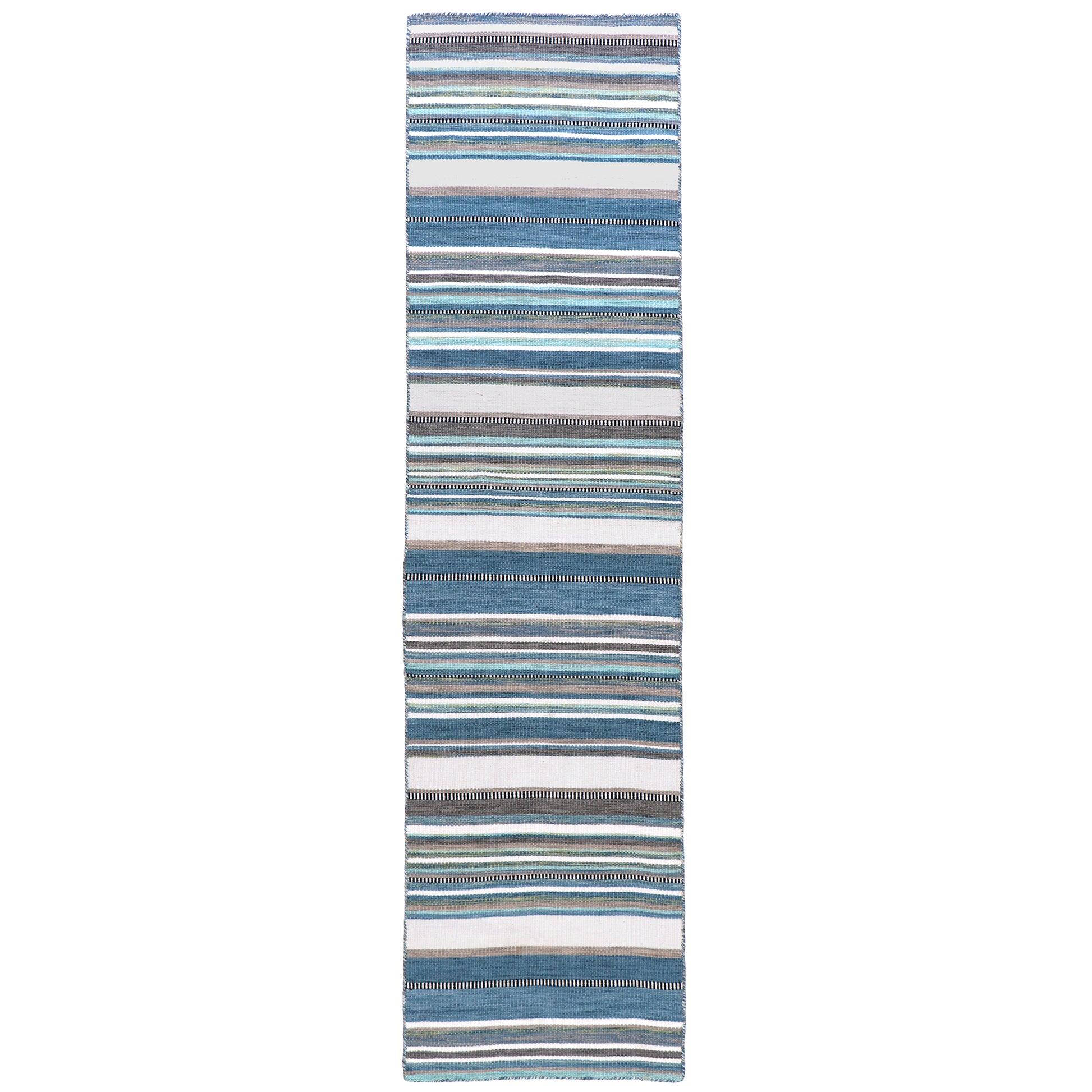 Liora Manne Sonoma Malibu Stripe 6258/04 Blue Area Rug