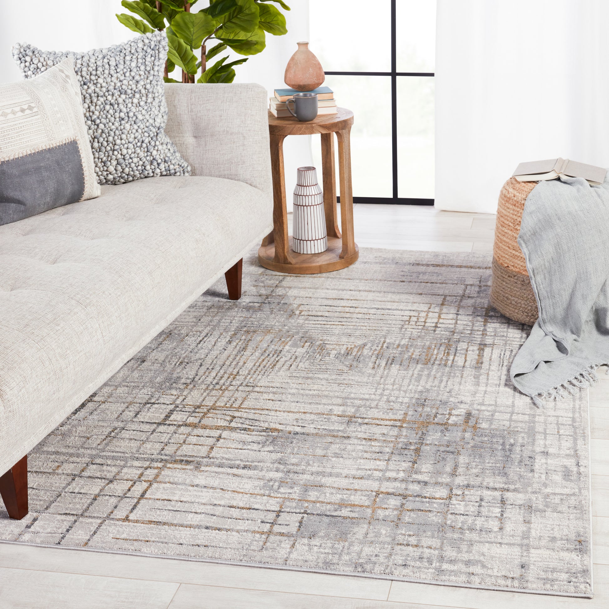 Jaipur Solace Toril Soc05 Gray/Gold Area Rug