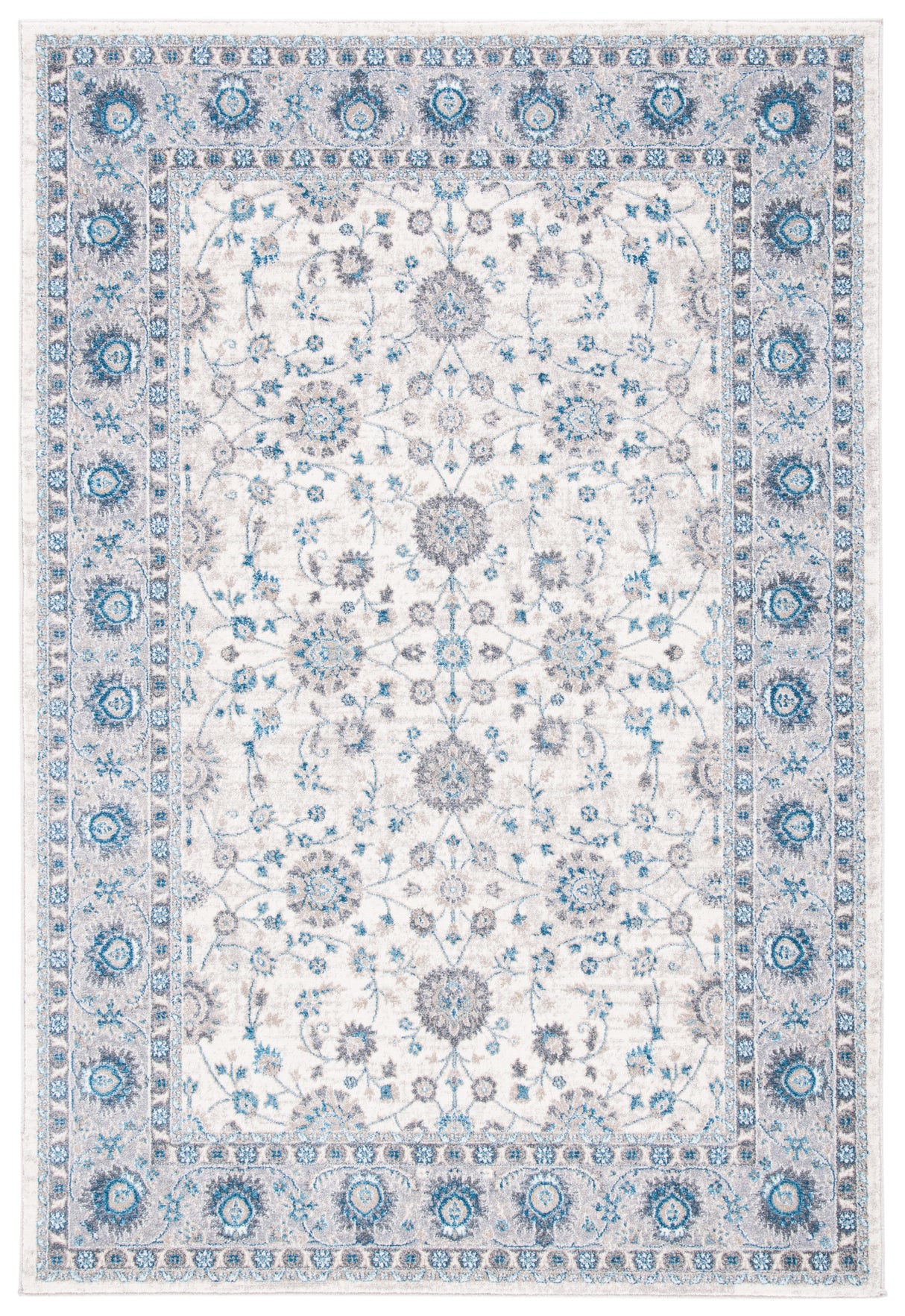 Safavieh Sofia Sof330C Ivory/Blue Rugs.