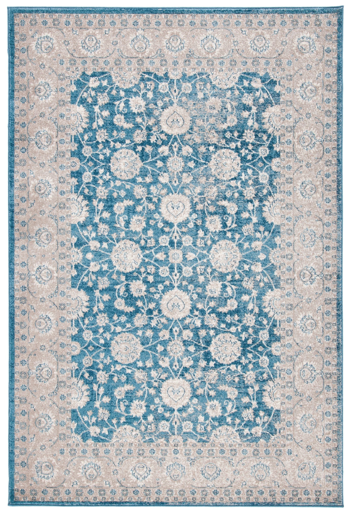 Safavieh Sofia Sof330M Blue/Beige Rugs.