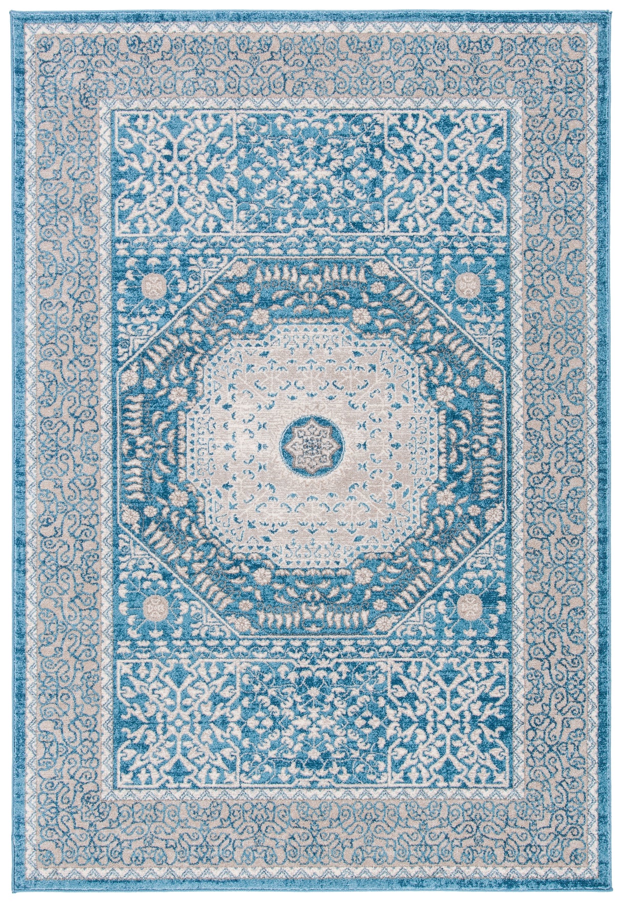 Safavieh Sofia Sof365M Blue/Beige Rugs.