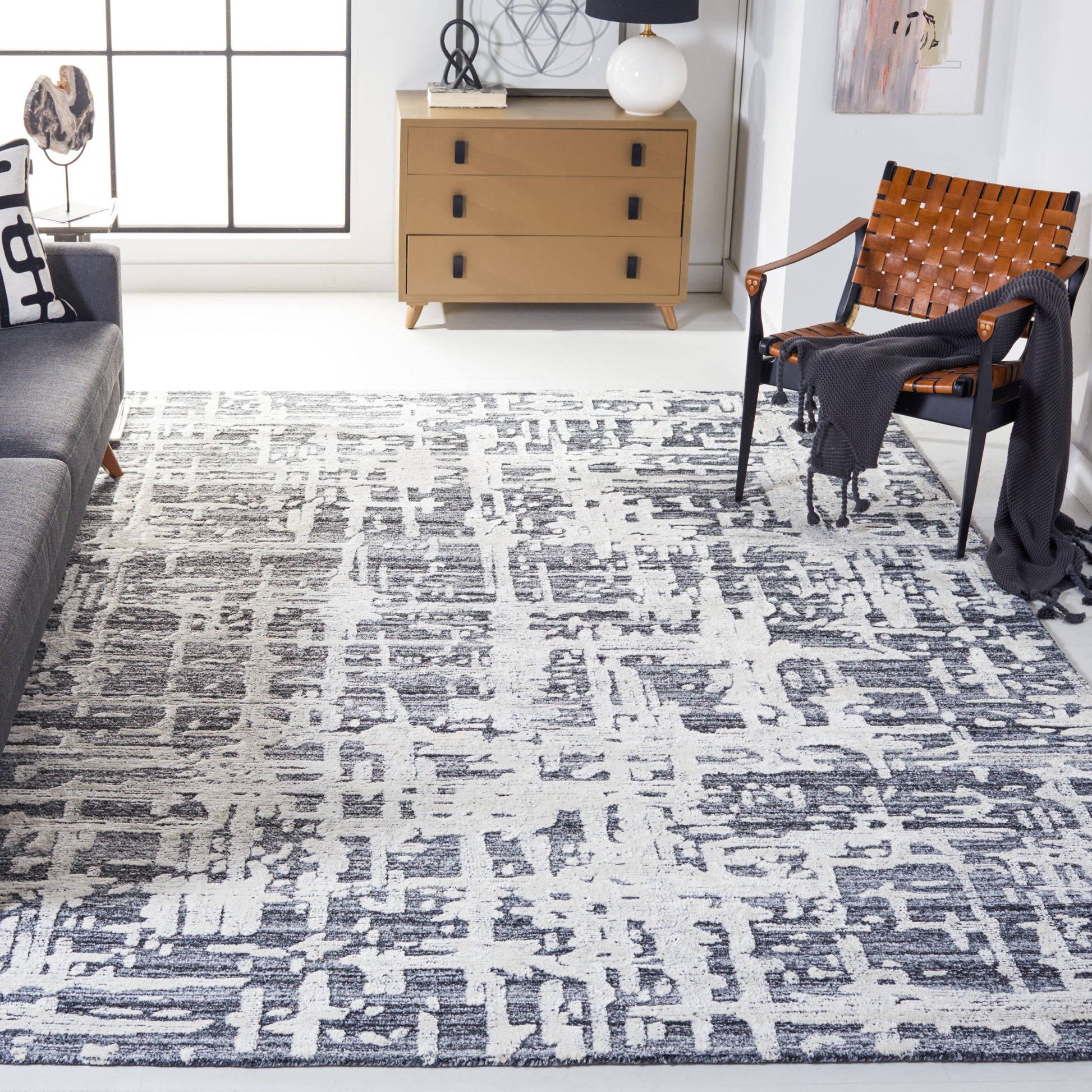 Safavieh Soho Soh657F Grey/Ivory Area Rug