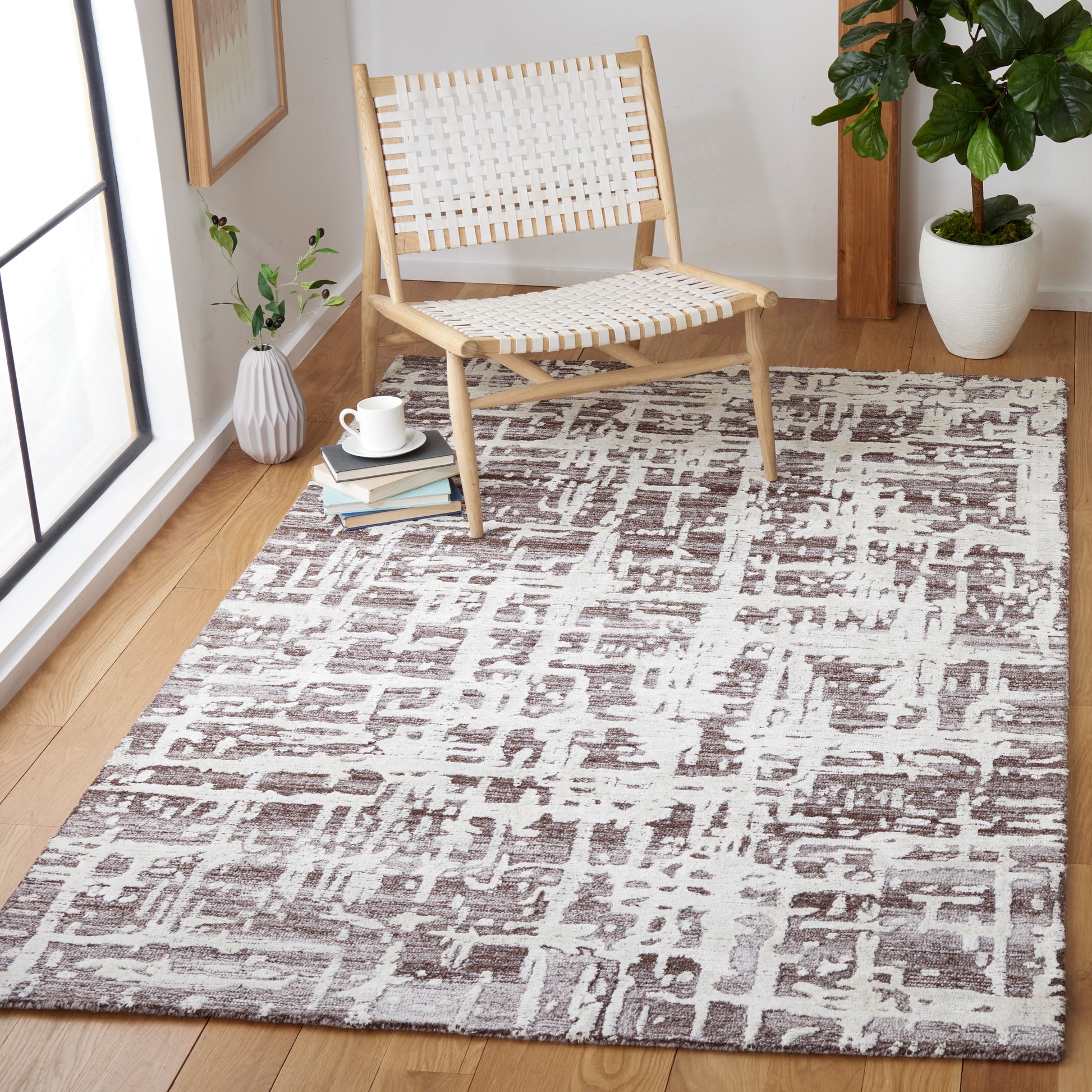 Safavieh Soho Soh657T Brown/Ivory Area Rug