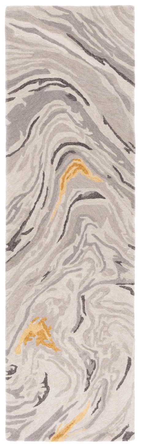 Safavieh Soho Soh675F Grey/Gold Rug.