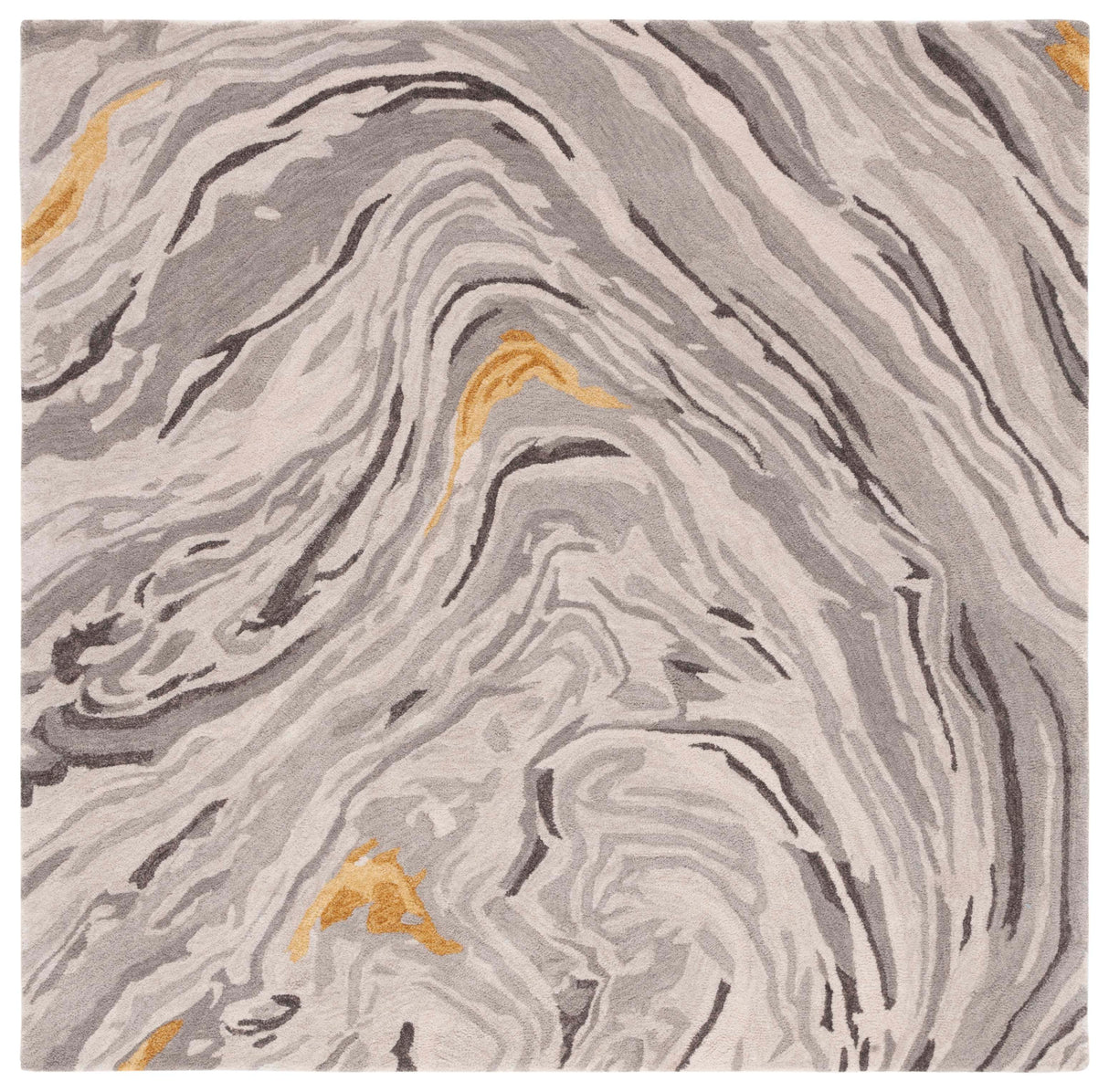 Safavieh Soho Soh675F Grey/Gold Rug.