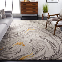 Safavieh Soho Soh675F Grey/Gold Area Rug