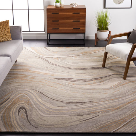 Safavieh Soho Soh678B Beige/Grey Rug.
