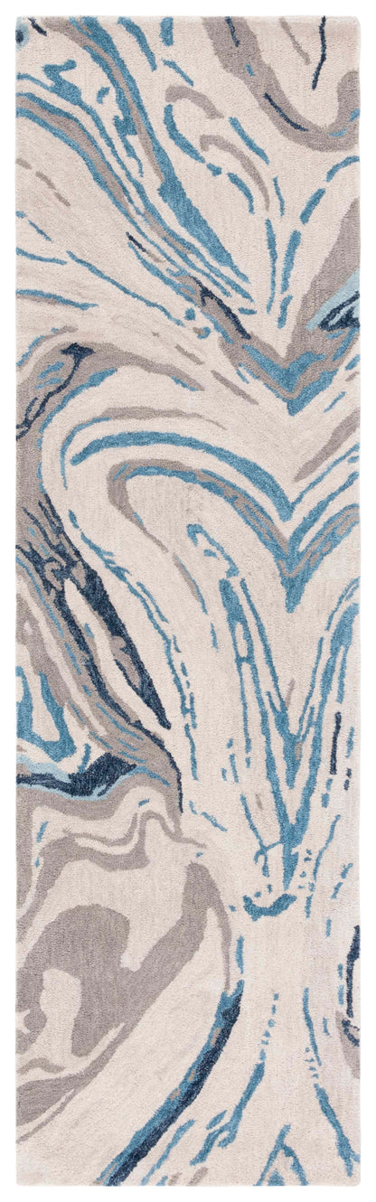 Safavieh Soho Soh679F Grey/Blue Area Rug