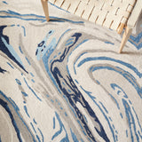 Safavieh Soho Soh679F Grey/Blue Rug.