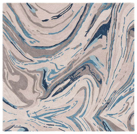 Safavieh Soho Soh679F Grey/Blue Rug.