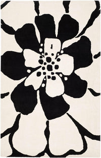 Safavieh Soho Soh730A Black / White Floral / Country Area Rug