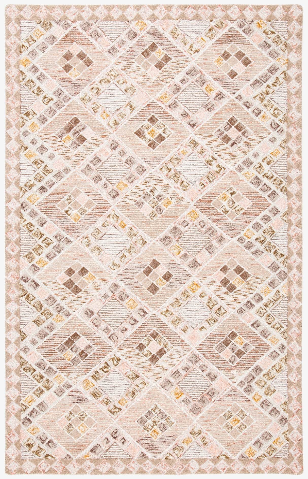 Safavieh Soho Soh876U Pink/Taupe Rugs.