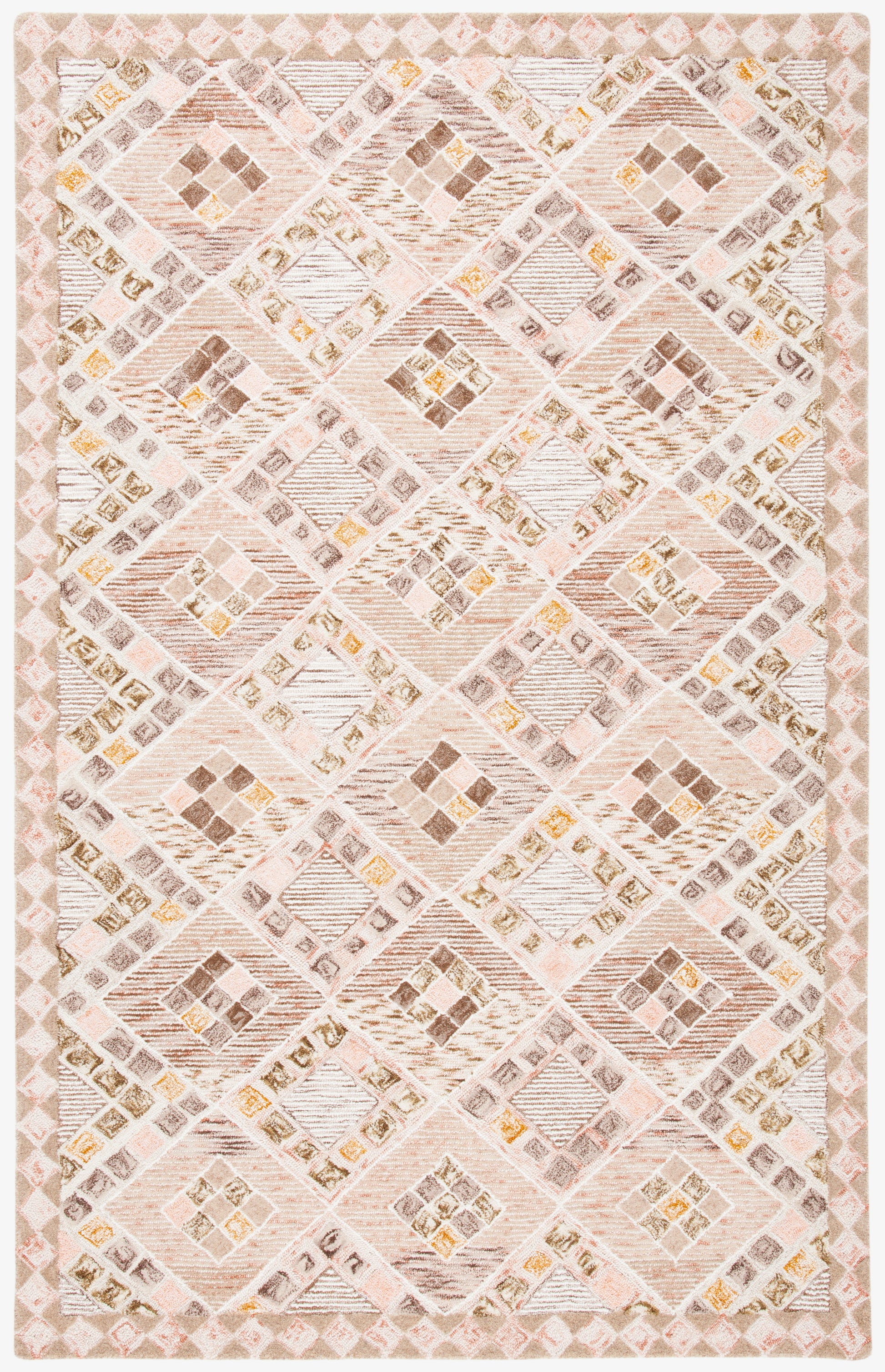 Safavieh Soho Soh876U Pink/Taupe Area Rug