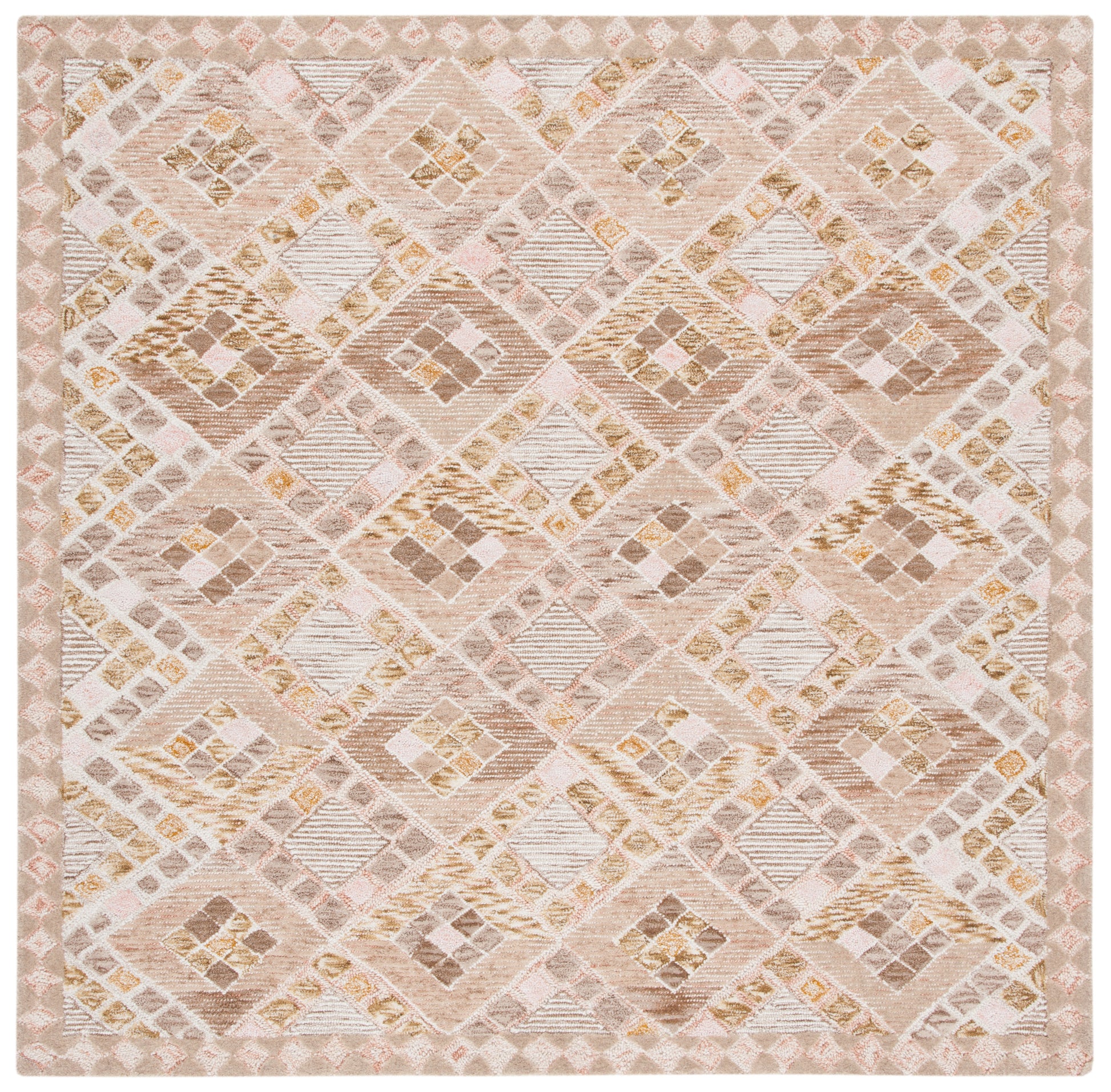 Safavieh Soho Soh876U Pink/Taupe Area Rug