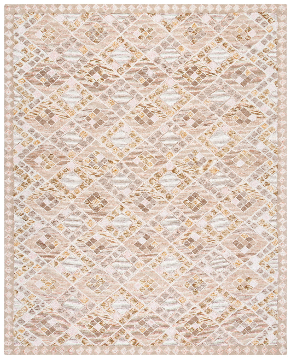 Safavieh Soho Soh876U Pink/Taupe Rugs.