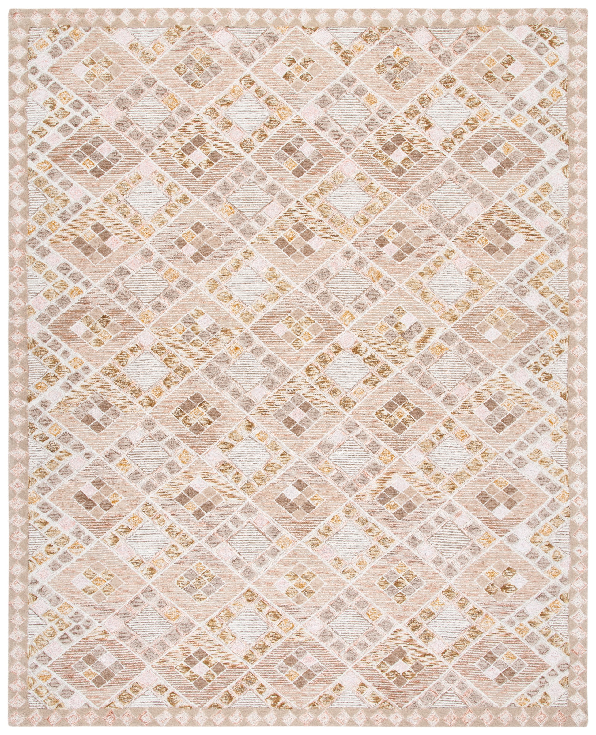 Safavieh Soho Soh876U Pink/Taupe Area Rug